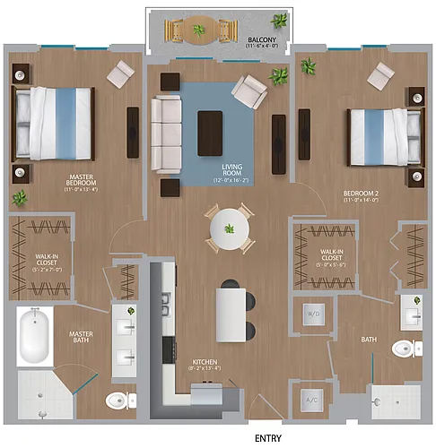 Floor plan B21A