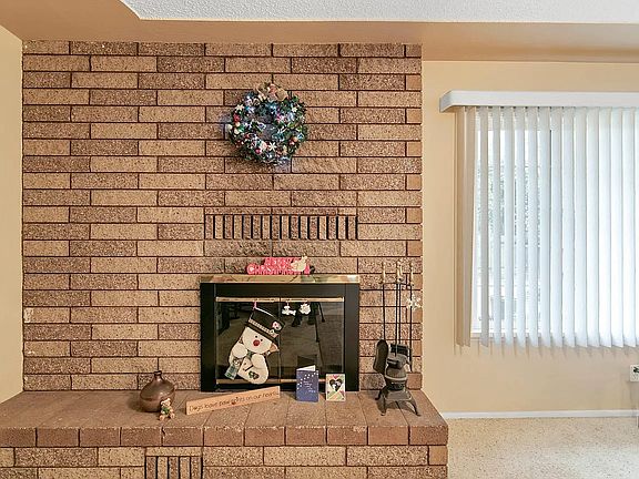 Living Room prior to renovated flooring