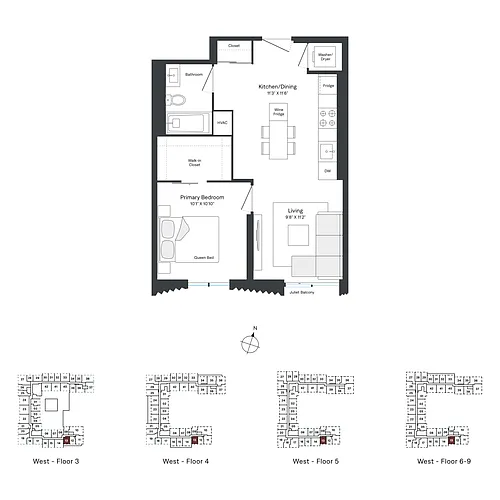 Floor plan W0613