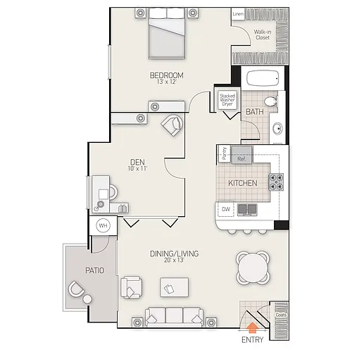 Floor plan Plan D