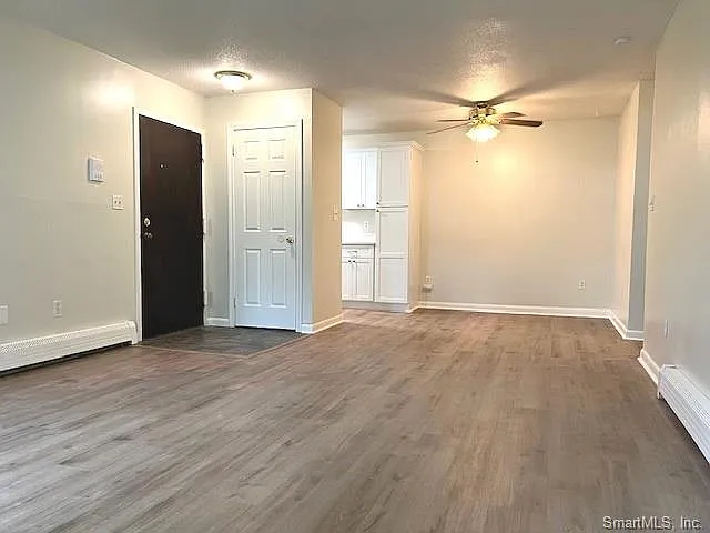 LEFT IS DOOR TO APT., WITH LARGE COAT CLOSET- LIVING SPACE