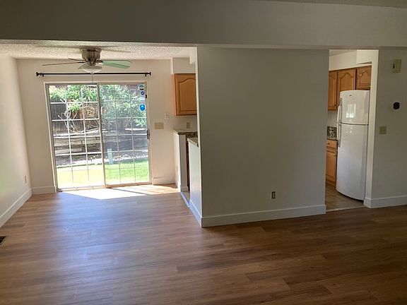 Dining room with access to small patio. west side