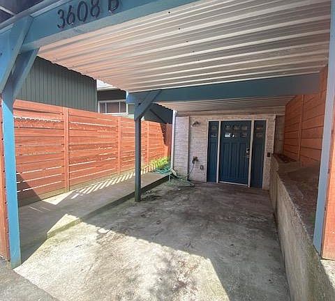 Undercover parking/patio