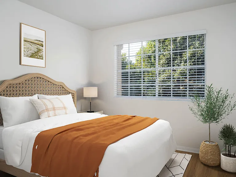 Bedroom with Hard Surface Flooring