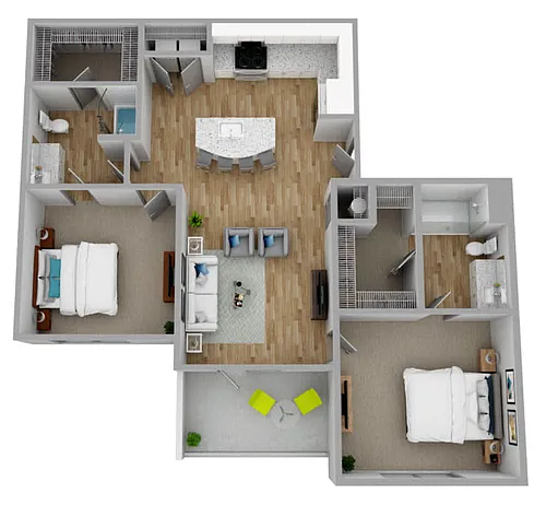 Floor plan B1-LL