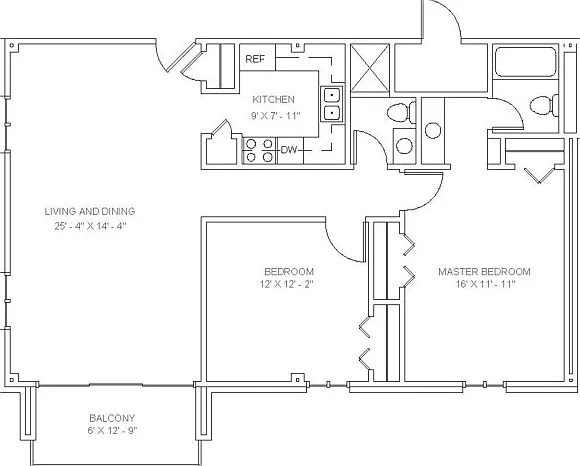 Two Bedroom Two Bedroom
