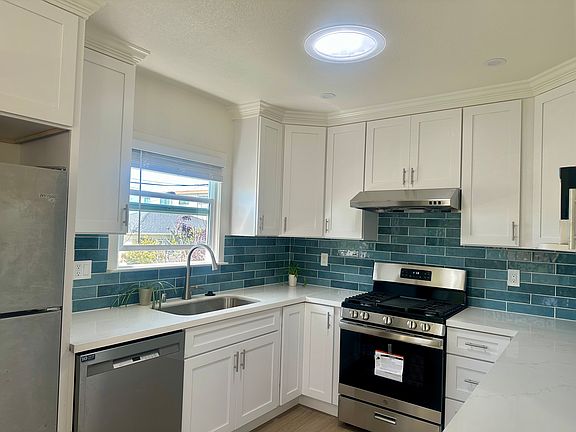 Kitchen with new appliances
