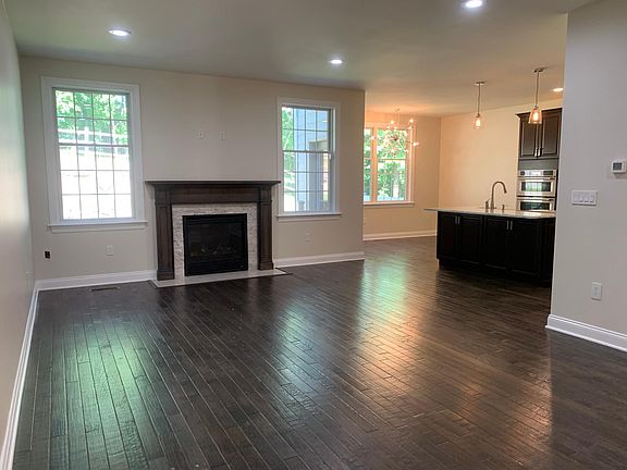Open Floor-plan Living Room with Gas Fire Place