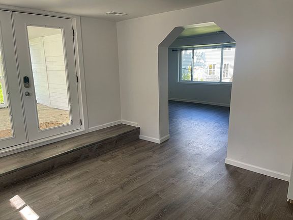 Looking into living room 