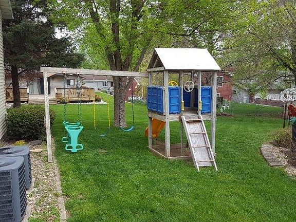 Backyard play area