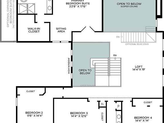 Pin Oak Floorplan 3,640sqft -5,120sqft