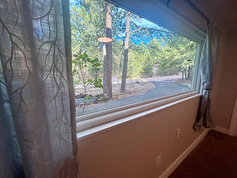 View from living room.