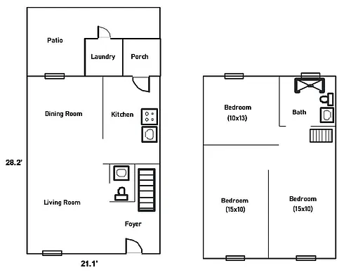 Floor plan 638 Audobon Avenue