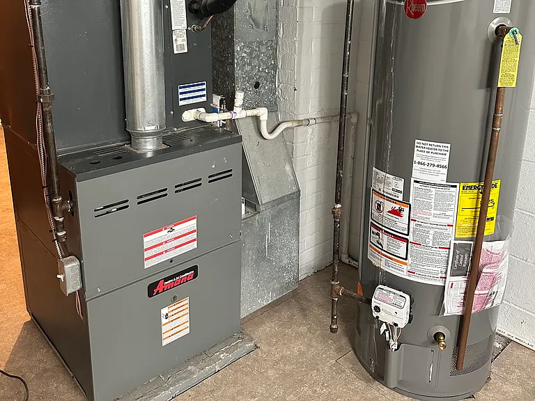 High Efficiency Furnace And Hot Water Tank