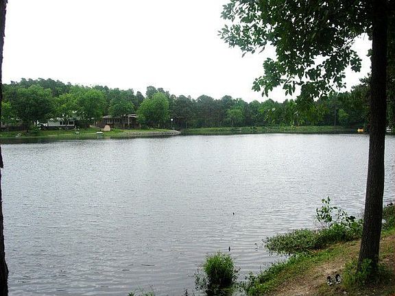 Lake across the street