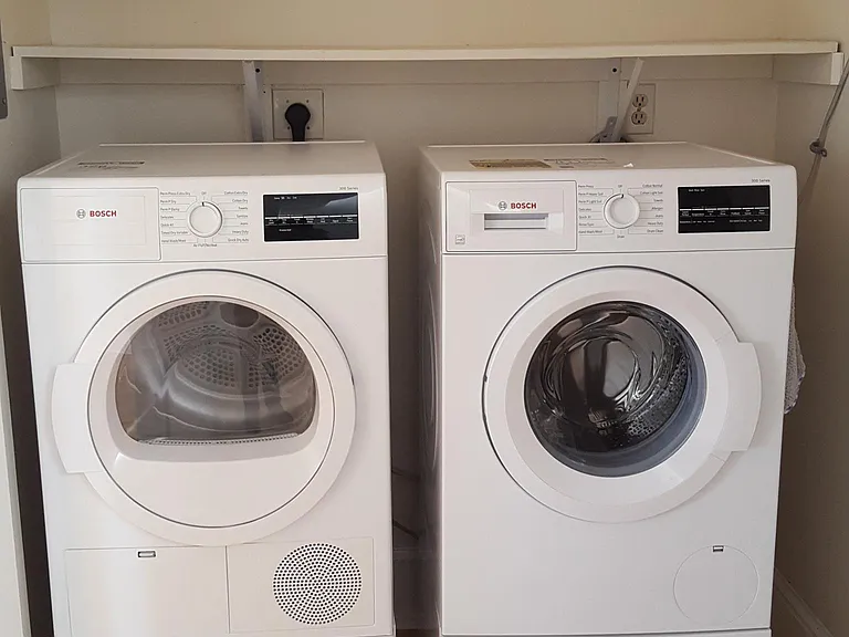 new Bosch and washer and ventless dryer