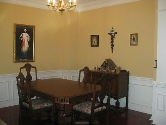 Formal Dining with Fabulous Woodwork