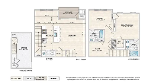 Floor plan The Danbury (E)