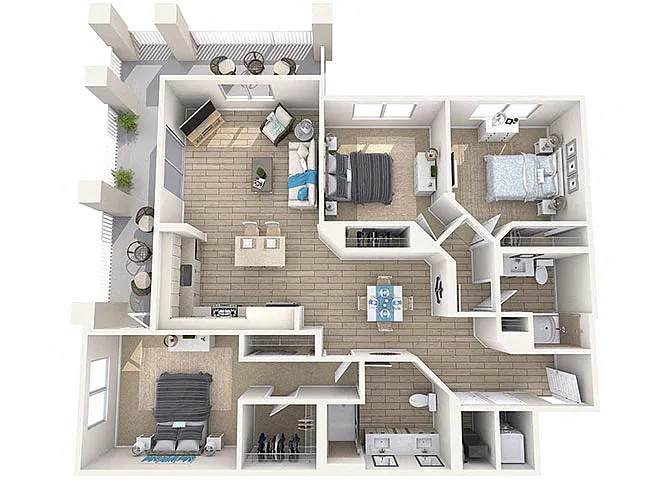 Floor plan Coral
