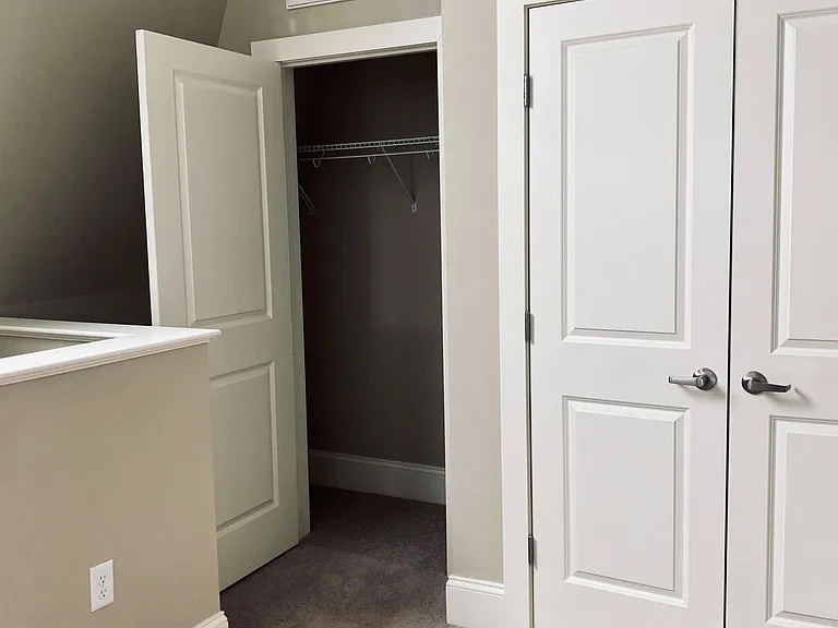 Lofted Den Utility Closet and Closet