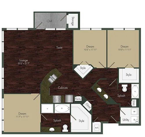 Floor plan C1R