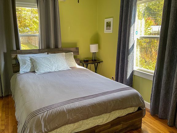 First floor bedroom with greenspace views
