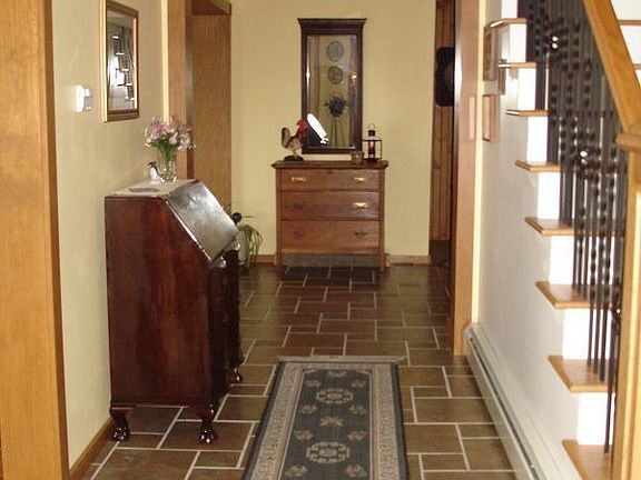 view of back hall from foyer