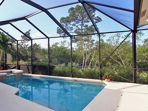 Pool overlooks preserve