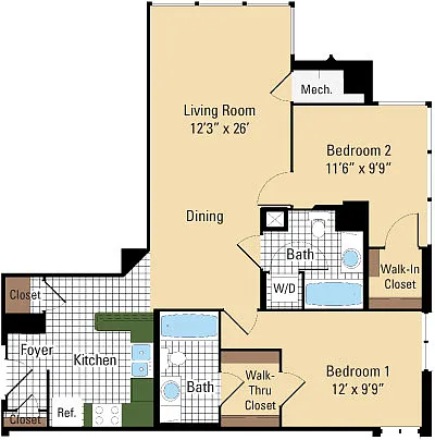 Floor plan Longfellow