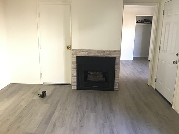 Living room with fireplace