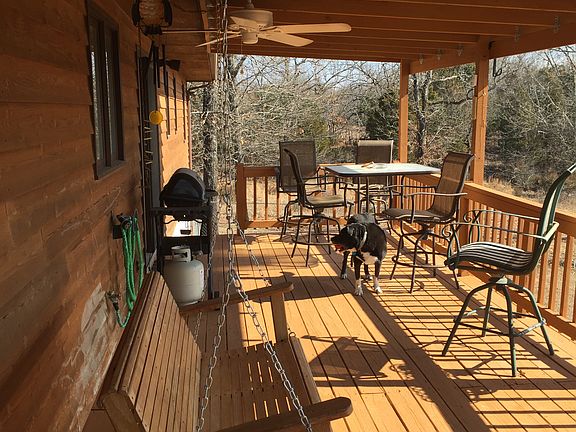 West side top view of deck