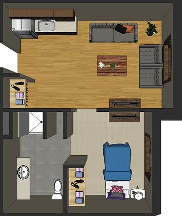 4th image of 1639 Cottage Dr N #1B-1Ba-697Sqft
