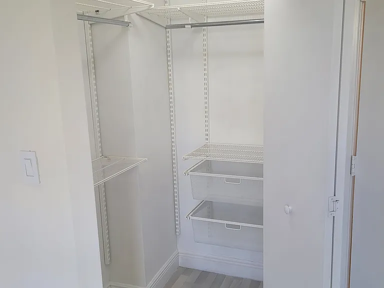 Secondary bedroom closet