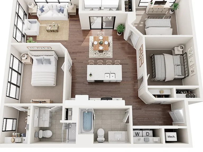 Brand New - War Eagle Apartments in the River Point District — Photo 98