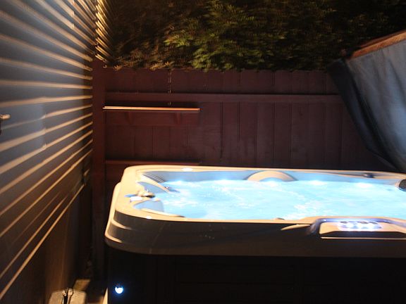 Outside Hot Tub