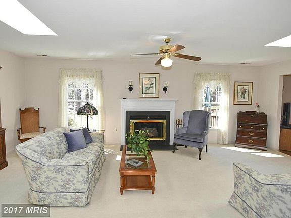 Living Room has A Cozy Fireplace