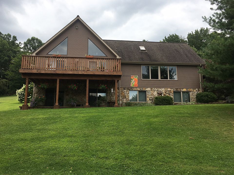 Front of house with deck