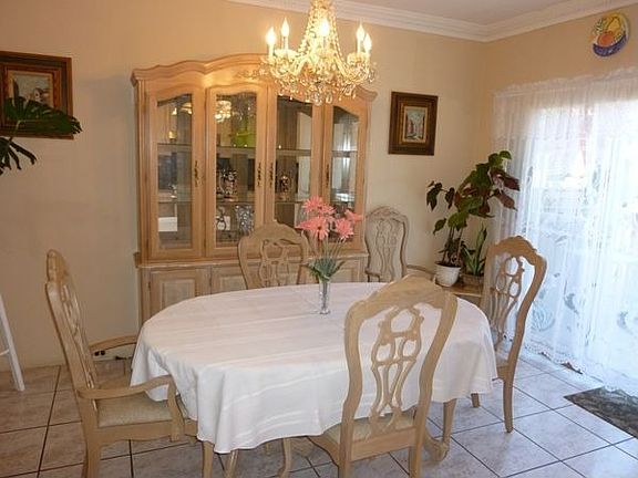 Dining Room with Sliders to rear yard!