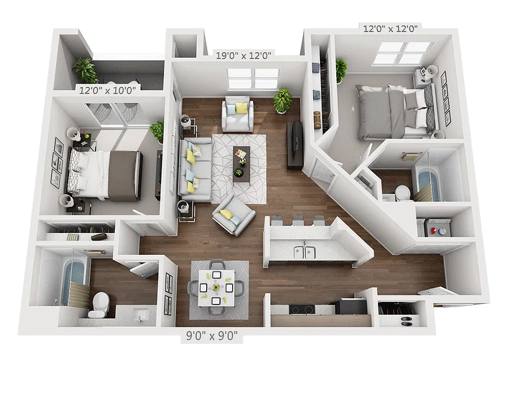Floor plan B2A
