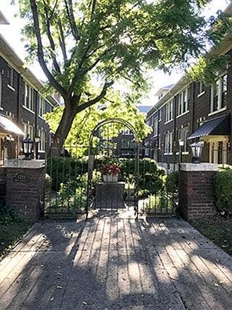Gated Entrance & Court Yard