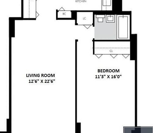 3rd image of 340 E 34th St APT 3H