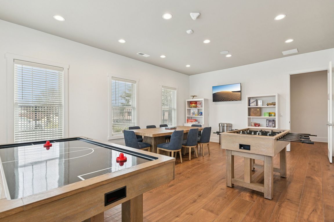 Take advantage of our playful space for a spontaneous foosball match, air hockey, or board game.