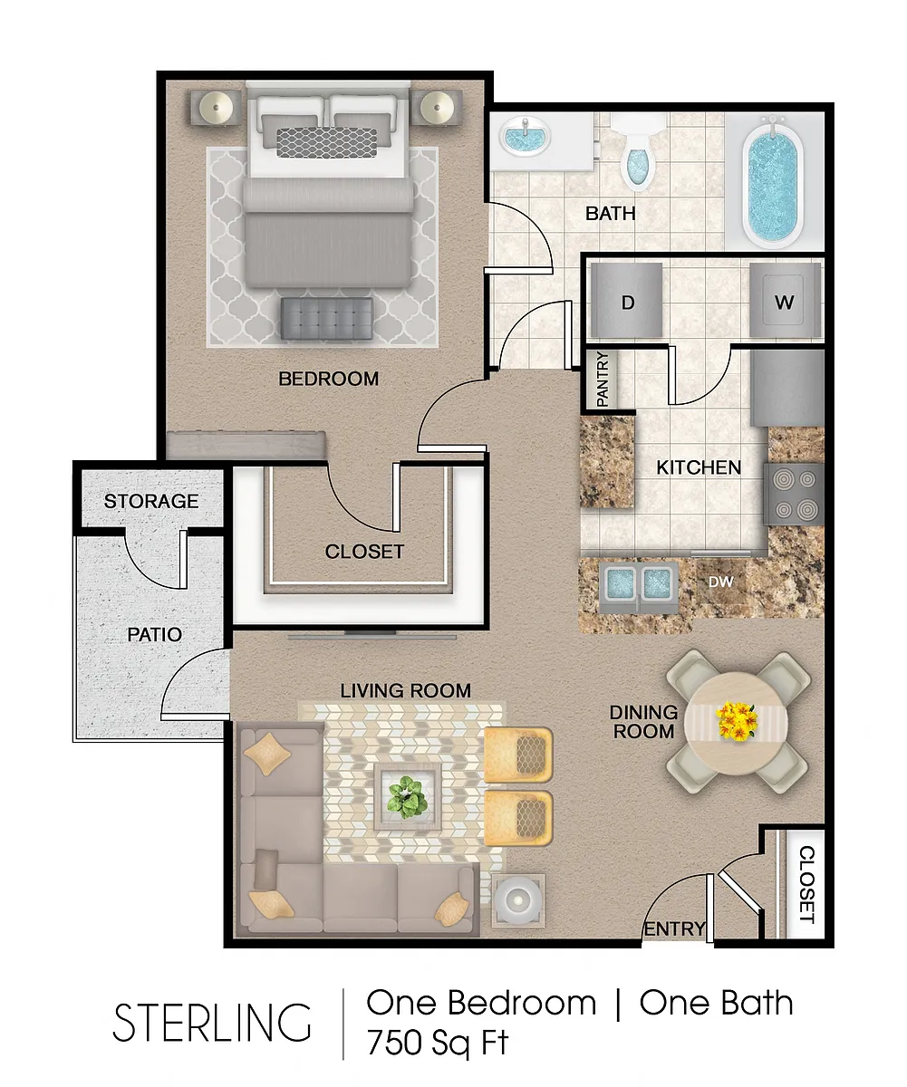 Floor plan Sterling