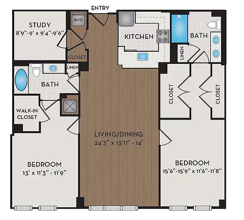 Floor plan B22D