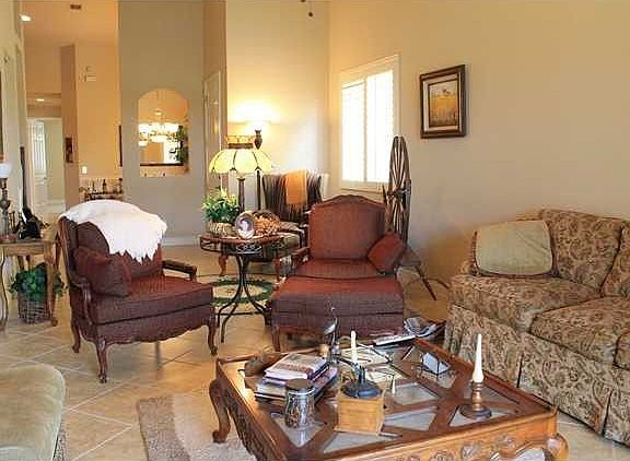 Bright sunny living room