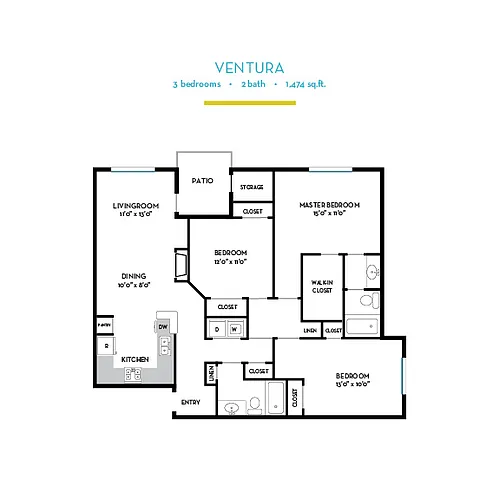 Floor plan Ventura