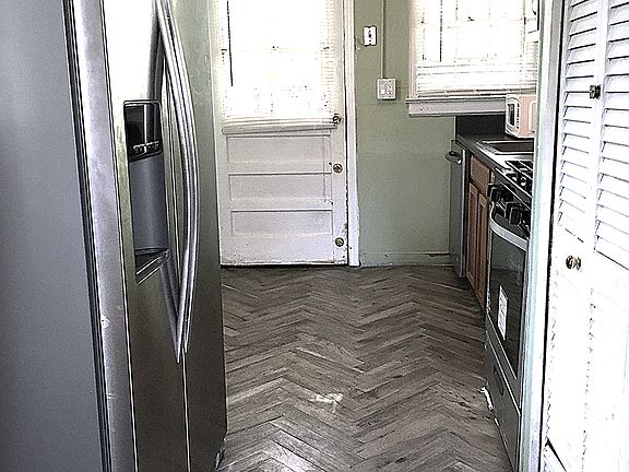Galley Style Kitchen view from Dining Area