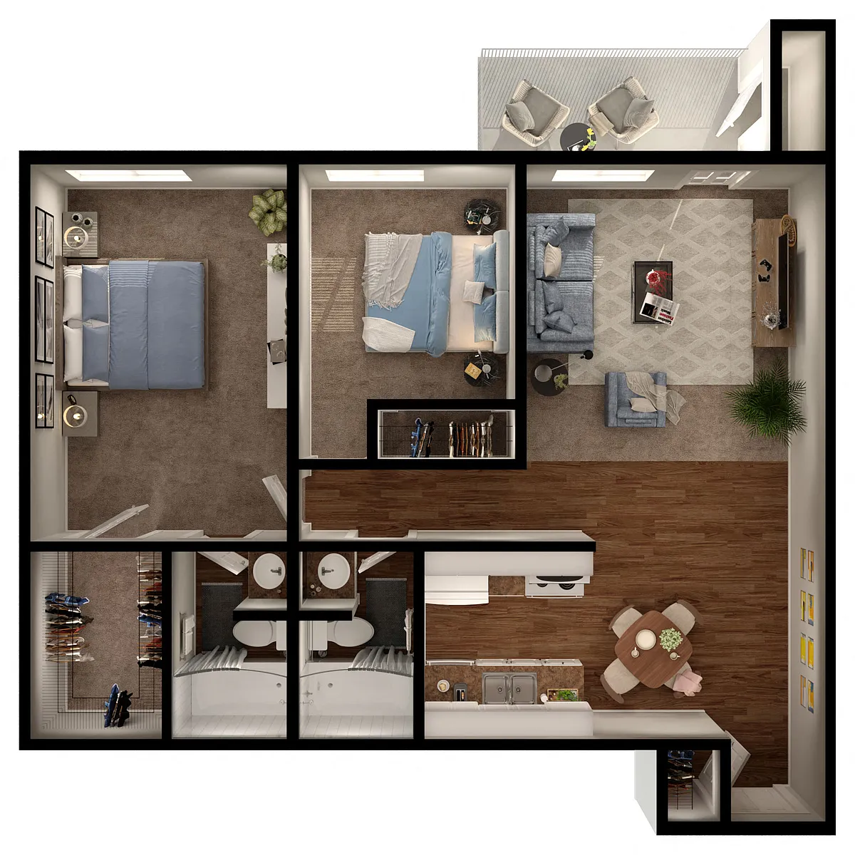 Floor plan B1
