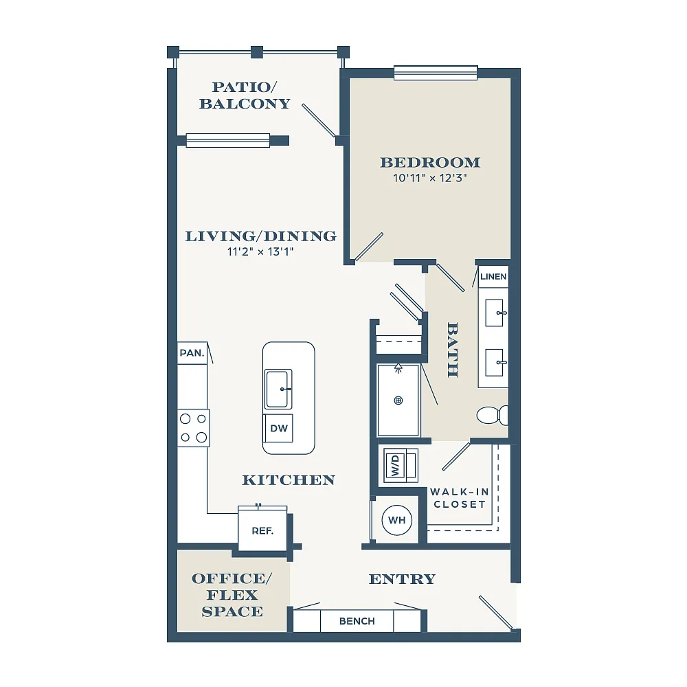Floor plan A1m1