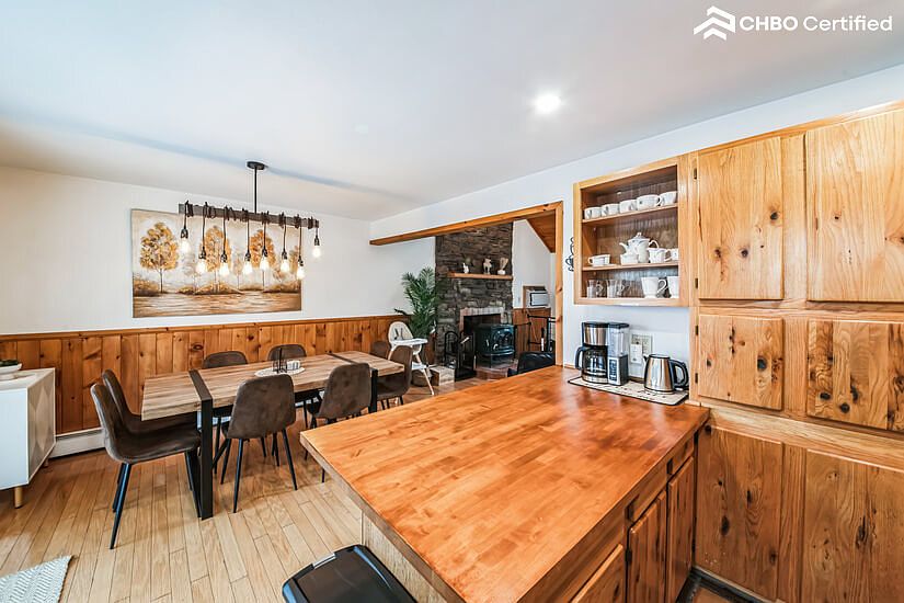 View of dinning room from kitchen